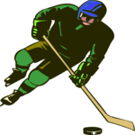 Ice Hockey - Player 11 Clip Art