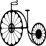 Bicycle - Antique 05 Clip Art