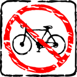 No Bikes 2 Clip Art