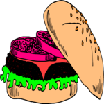 Cheeseburger 11 Clip Art