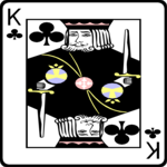 King of Clubs Clip Art