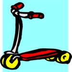 Scooter 01 Clip Art