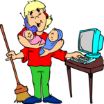 Mother Multi-Tasking