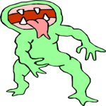 Mutant Creature 104 Clip Art