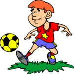 Soccer - Player 67 Clip Art