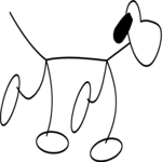 Stick Figure Dog 2