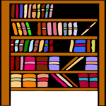 Bookshelf Clip Art