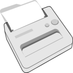 FAX Machine 11 Clip Art