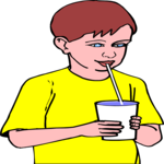 Boy Drinking