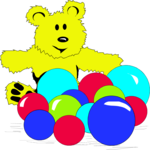Teddy Bear & Balls 1