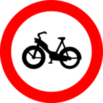 Bike Crossing Clip Art