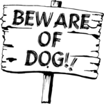 Beware of Dog Sign