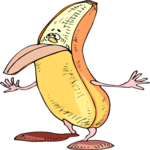 Banana (3) Clip Art