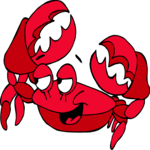 Crab Smiling Clip Art