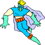 Mutant Super Hero 09 Clip Art