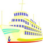 Cruise Ship 17 Clip Art
