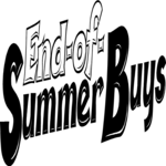 End-of-Summer Buys Clip Art