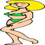 Bikini Woman 03 Clip Art