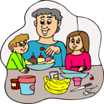 Making Banana Splits Clip Art