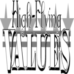 High-Flying Values Clip Art