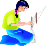Native American Weaving Clip Art