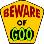 Beware of Goo Clip Art