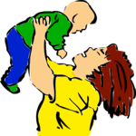 Mother Holding Child