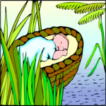 Moses - Baby 2 Clip Art