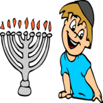 Menorah & Boy 8