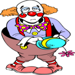 Clown - Sad 1 Clip Art