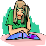 Woman Reading Book 3