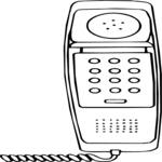 Telephone Receiver 15 Clip Art