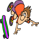 Skateboarding 53 Clip Art