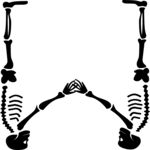 Skeleton W Clip Art