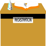 Registration Desk Clip Art