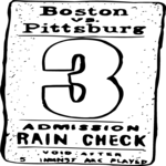 Rain Check Clip Art