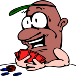 Poker Player Clip Art
