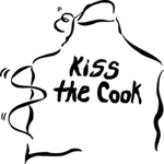 Apron - Kiss The Cook Clip Art