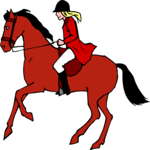 Equestrian 04 Clip Art