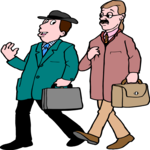 Businessmen Walking 2