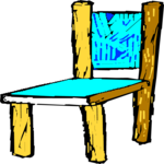 Chair - Wooden 1 Clip Art