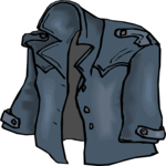 Jacket - Leather 07 Clip Art