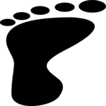 Footprint - Left Clip Art