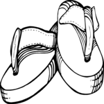 Thongs 1 Clip Art