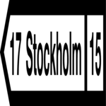 Direction - Stockholm Clip Art