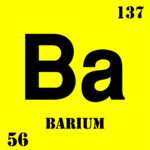 Barium (Chemical Elements) Clip Art