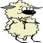 Sheep Zipping Up