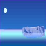 Iceberg 3 Clip Art