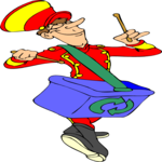 Recycling - Marching Band 5 Clip Art
