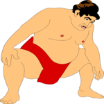 Wrestling - Sumo 5 Clip Art
